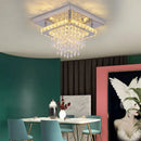 GobekUsa Crystal LED Pendant Chandelier for Dining Living Room Decor