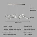 GobekUsa LED Ring Chandelier for Living Dining Room - Postmodern Luxury Minimalist Art Lighting