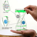 GobekUsa Liquid Motion Sand Timer Stress Toy for Children, Living Room Decor