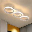 GobekUsa Acrylic LED Ceiling Lamp: Modern Nordic Chandelier for Living Dining Room & Aisle