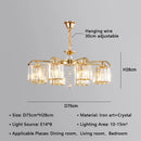 GobekUsa Crystal Lustre Chandelier: Modern Luxury Indoor Lighting Fixtures