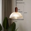 GobekUsa Glass LED Pendant Light Chandelier for Modern Home Decor