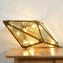 GobekUsa Diamond Glass LED Pendant Lights for Bar Restaurant Home Chandelier