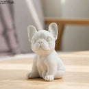 GobekUsa French Bulldog Ceramic Sculpture Miniature Figurine Desk Decoration Ornament