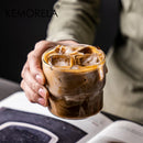 GobekUsa Creative Glass Coffee Smoothie Cup | Heat-Resistant Drinkware for drinks