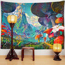 GobekUsa Jellyfish Underwater Tapestry: Psychedelic Alien Art for Home Decor