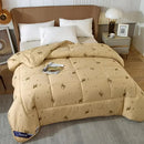 GobekUsa Camel Hair Quilted Blanket Comforter Single King Size