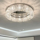 GobekUsa Crystal Ceiling Lamp: Modern Bedroom & Living Room LED Light Luxe Atmosphere