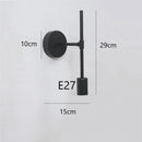 GobekUsa Iron Glass LED Wall Light: Customizable Decorative Black Lamp for Home Indoor