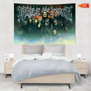 GobekUsa Gothic Rock Band Tapestry for Bar or Basement Wall Decor
