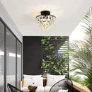 GobekUsa Crystal LED Chandelier Ceiling Lamp for Living Dining Room Decor