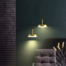 Nordic Minimalist Black Brass Pendant Light