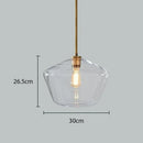 GobekUsa Glass Chandelier: Amber Pendant Lights for Dining, Living Room, Bedroom, Hotel, Cafe