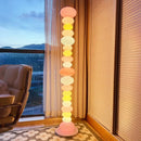 GobekUsa Glowbule Bead Floor Light: Candy Glass Lamp for Bedroom, Living Room, Children's Room