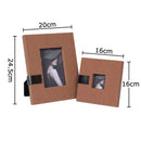 GobekUsa Leather Photo Frame | Modern Design Picture Frame Bedside Table & Desk Décor