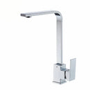 GobekUsa Brass Kitchen Sink Faucet 360 Swivel Mixer in Black - Single Handle