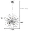 GobekUsa Dandelion Sea Urchin Chandelier LED Indoor Lighting.