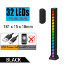 GobekUsa LED Sound Control Light Bar with Bluetooth for Car Room TV Decoration