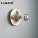GobekUsa LED Macaron Wall Lamp: Retro Colorful Bedroom Light, E27 Living Room Lighting