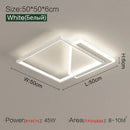 GobekUsa Geometric LED Ceiling Lamp | Modern Nordic Bedroom Study Light