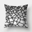 GobekUsa Geometric Stripes Pillowcase 45x45cm Polyester Cushion Cover for Living Room
