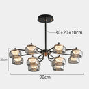 GobekUsa LED Chandelier Lighting for Living, Bedroom, Dining Room - Pendant Lamp Fixture