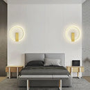 GobekUsa LED Wall Lamp - Modern Black Gold Sconce for Living Room Bedroom