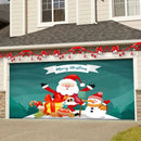 GobekUsa Christmas Backdrop Cloth for Festive Garage Door Decor & Party Venue Scene