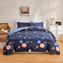 GobekUsa Cosmos Luminous Bedding Set King Queen Double Single Duvet Cover Dream Quilt
