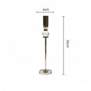GobekUsa Crystal Glass Candlestick Holder - Elegant Home Décor Accessory