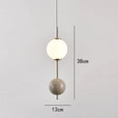 GobekUsa Glass Ball LED Pendant Light for Living Dining Bedroom