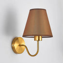 GobekUsa Cloth LED Wall Lamp, Modern Bedroom Bedside Sconce Light Luminaire