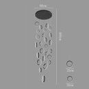 GobekUsa LED Pendant Lights: Modern Minimalist Hanging Chandelier for Living & Dining Room