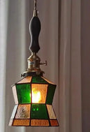 GobekUsa Blue Glass Pendant Lights for Bedroom Dinning Living Room