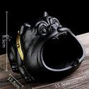 GobekUsa Bulldog Sunglasses Ceramic Ashtray - Smoking Accessories, Weed Ash Tray, Home Decor Gift