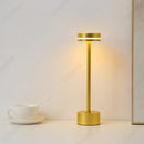 GobekUsa LED Touch Table Lamp: Rechargeable Three-tone Lighting for Living Room, Bedroom, Study.