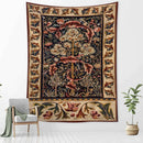 GobekUsa Abstract Flowers Leaves Tapestry Wall Hanging Bohemian Hippie Aesthetic Art