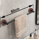 GobekUsa Matte Black Wall Mounted Towel Bar - Modern Bathroom Accessories Holder