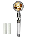 GobekUsa 3-Function High Pressure Water Saving Spa Shower Head with Switch Button