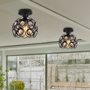 GobekUsa Industrial LED Ceiling Light: Modern Retro Loft Plafonniers for Living Room Kitchen Cage Home Decor