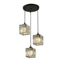GobekUsa Crystal Trio Pendant Light for Modern Spaces