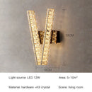 GobekUsa Crystal Wall Lamp: Elegant Lighting for Home, Hotel, or Office Decor