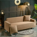 GobekUsa 3D Quilted Sofa Cover: Soft Cozy Stretch Spandex Couch Slipcover