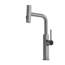 GobekUsa Digital Display Single Lever Brass Kitchen Faucet - Hot Cold Pull Out Mixer