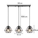 GobekUsa Industrial Wood Pendant Chandelier for Dinning Living Room Kitchen LED Fixture