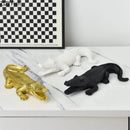 GobekUsa Crocodile Resin Sculpture Desk Decoration: Creative Ornaments for Aesthetic Home Decor