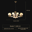 GobekUsa Chinese Jade Chandelier: Modern Living Room & Restaurant Décor