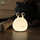 GobekUsa Cartoon Slug Night Light: Silicone LED Lamp for Bedroom, Baby Feeding, Room Decor