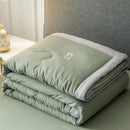 GobekUsa Cooling Cotton Quilt with Washable Core for Single Bed in Dorm