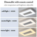 GobekUsa LED Bladeless Ceiling Fan with Remote Control for Modern Living Room